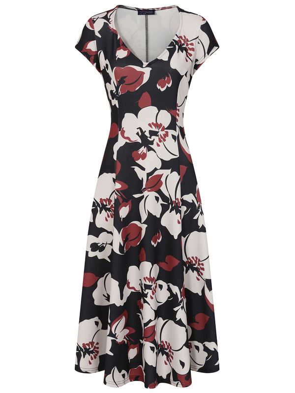 HotSquash HotSquash Obleka  burgund / črna / bela