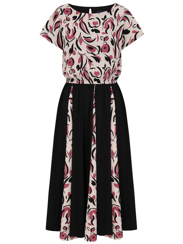 HotSquash HotSquash Obleka  staro roza / črna / volneno bela