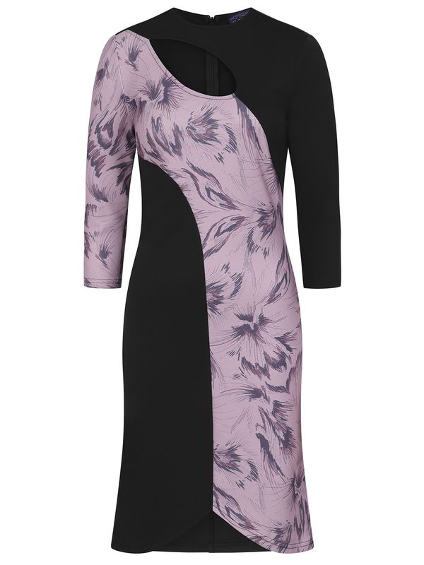 HotSquash HotSquash Obleka  svetlo lila / črna