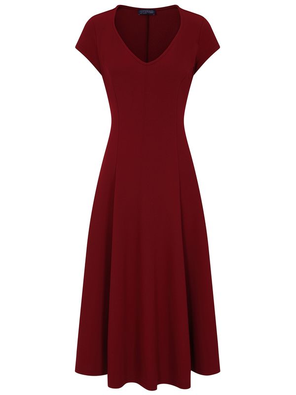 HotSquash HotSquash Obleka  vinsko rdeča