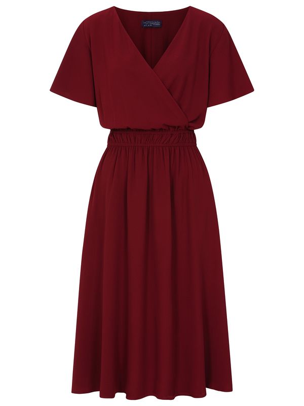 HotSquash HotSquash Obleka  vinsko rdeča