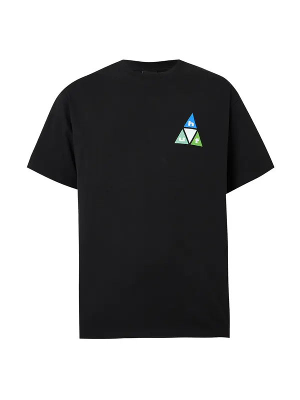 HUF HUF Majica 'Prism'  svetlo modra / meta / črna / bela