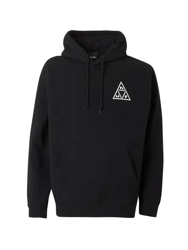 HUF HUF Majica 'Triple Triangle'  črna / bela