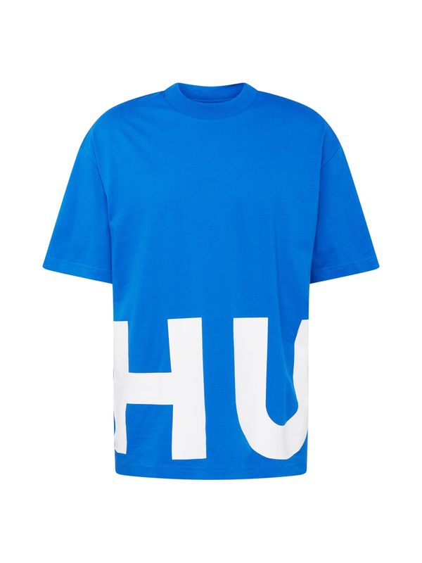 HUGO Blue HUGO Blue Majica 'Nannavaro'  kraljevo modra / bela