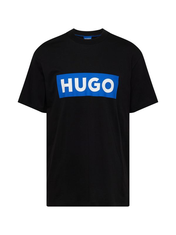 HUGO Blue HUGO Blue Majica 'Nico'  azur / črna / bela