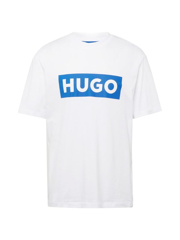 HUGO Blue HUGO Blue Majica 'Nico'  modra / bela