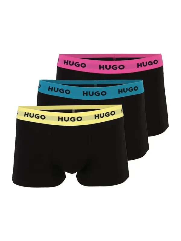 HUGO HUGO Boksarice  cijansko modra / rumena / temno roza / črna