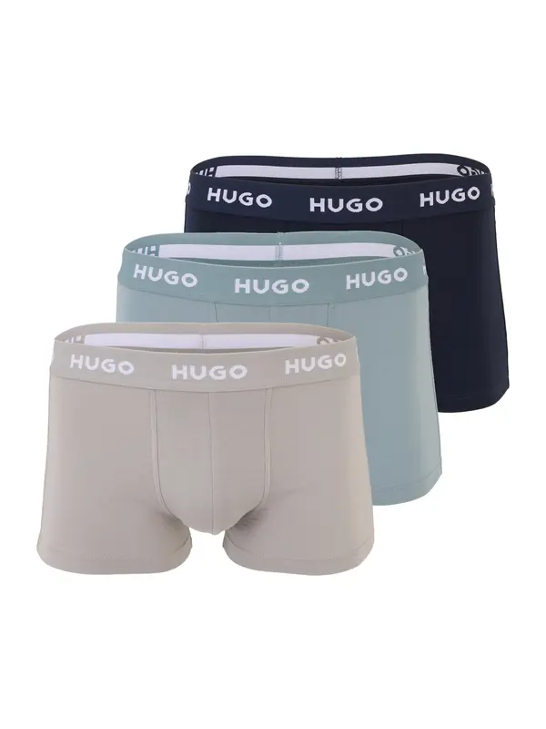HUGO HUGO Boksarice  nočno modra / nebeško modra / greige / bela