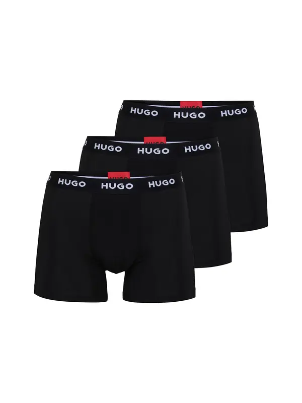 HUGO HUGO Boksarice  rdeča / črna / bela