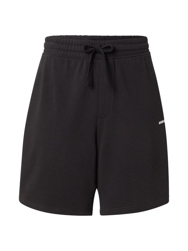 HUGO HUGO Hlače 'Dayono'  črna / bela