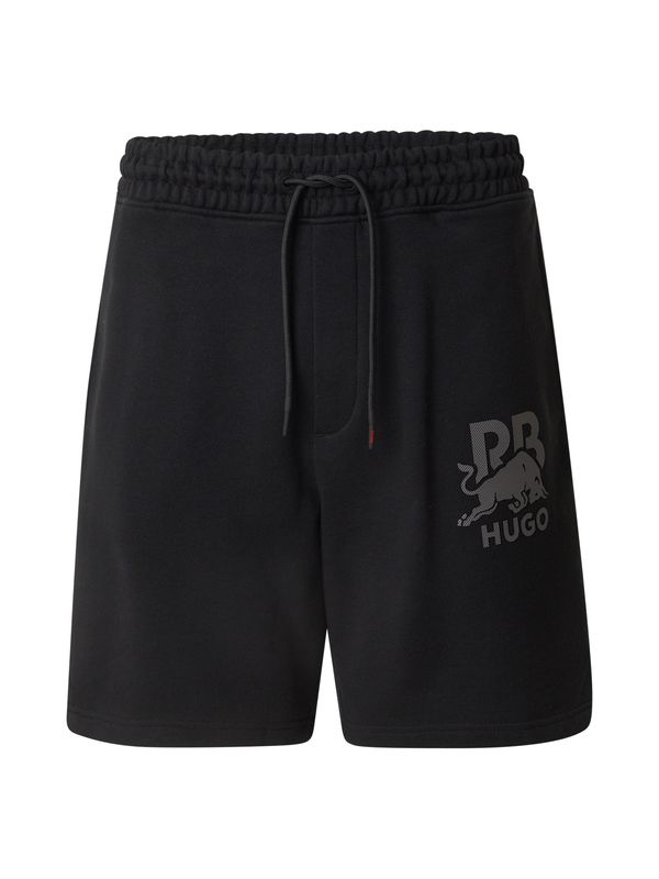 HUGO HUGO Hlače 'Deswick'  siva / črna