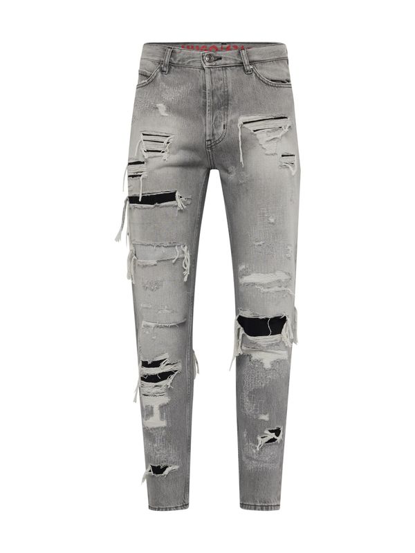 HUGO HUGO Kavbojke '634'  siv denim