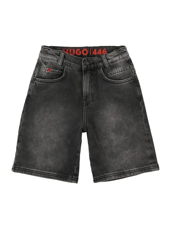 HUGO HUGO Kavbojke  črn denim