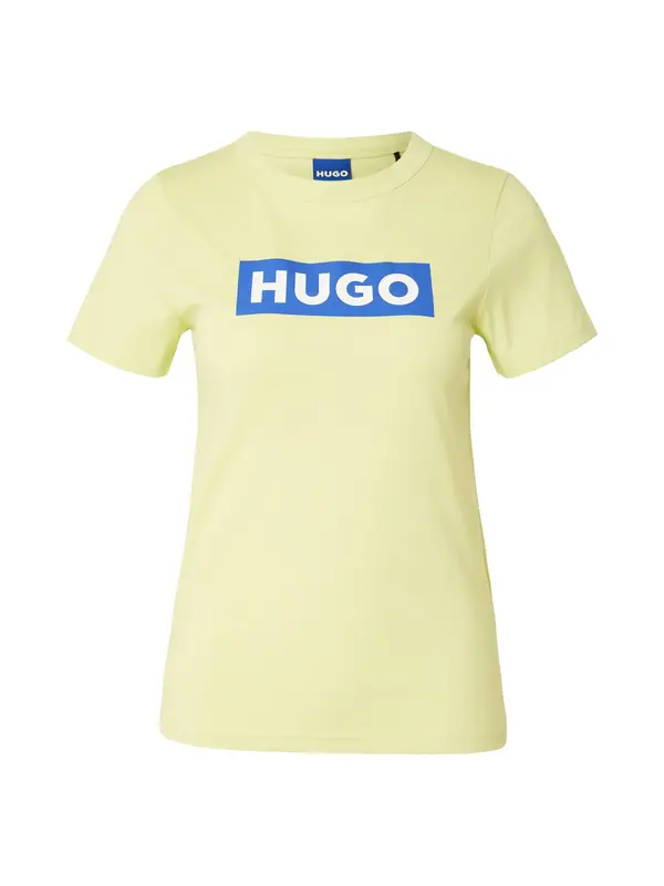 HUGO HUGO Majica 'Classic'  kraljevo modra / limeta / bela