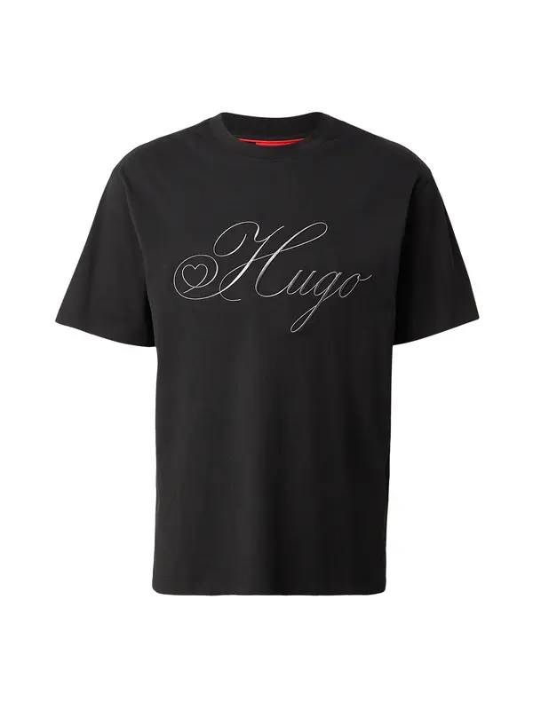 HUGO HUGO Majica 'Dalent'  antracit / črna