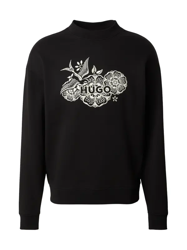 HUGO HUGO Majica 'Darony'  črna / off-bela