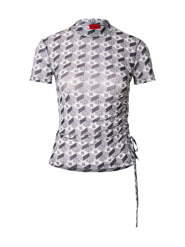 HUGO HUGO Majica 'Dastoria'  črna / bela