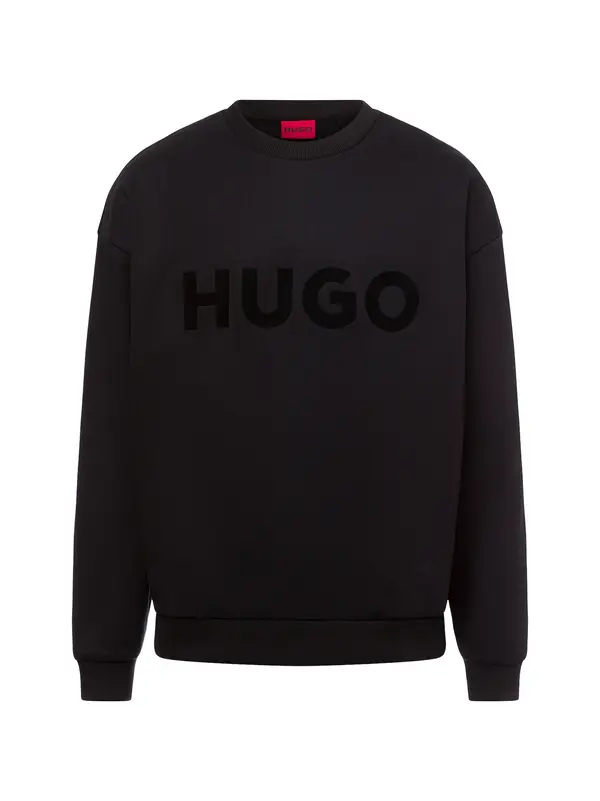 HUGO HUGO Majica 'Dinex'  črna / pegasto črna
