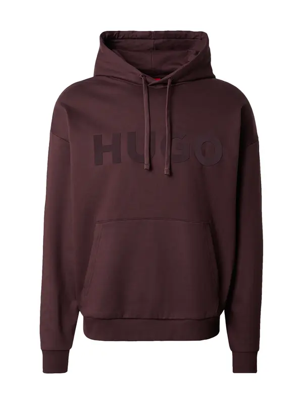 HUGO HUGO Majica 'Ditchle'  čokolada / antracit