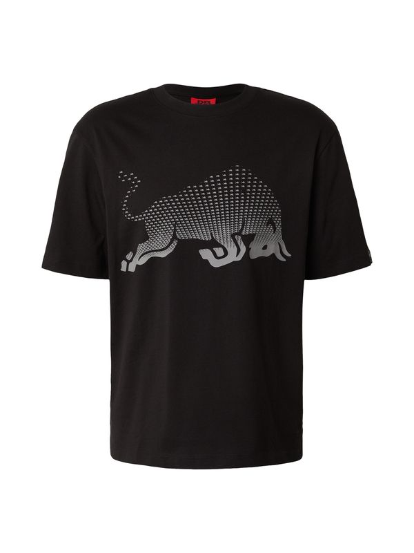 HUGO HUGO Majica 'Dricard'  temno siva / črna