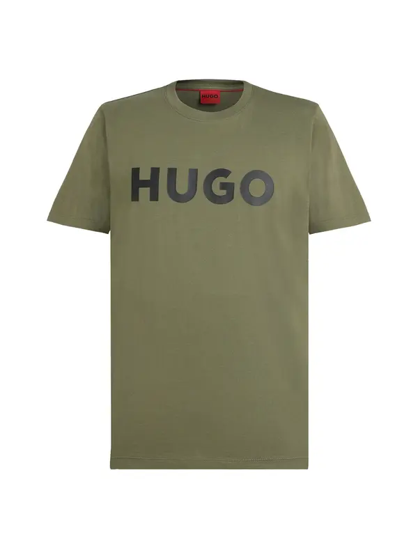 HUGO HUGO Majica 'Dulivio'  kaki / črna