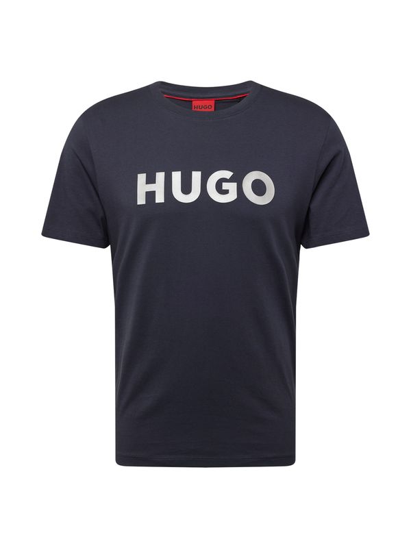 HUGO HUGO Majica 'Dulivio'  mornarska / bela