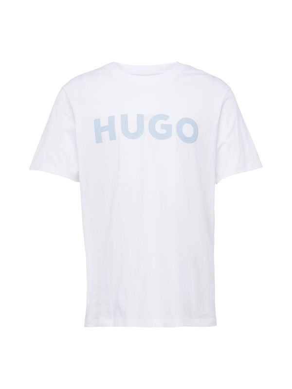 HUGO HUGO Majica 'Dulivio'  nebeško modra / bela