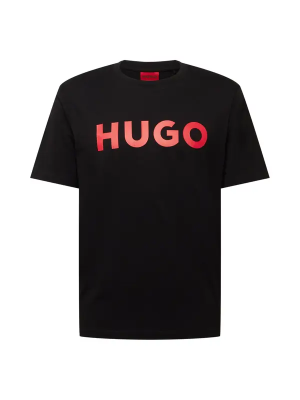 HUGO HUGO Majica 'Dulivio'  rdeča / črna