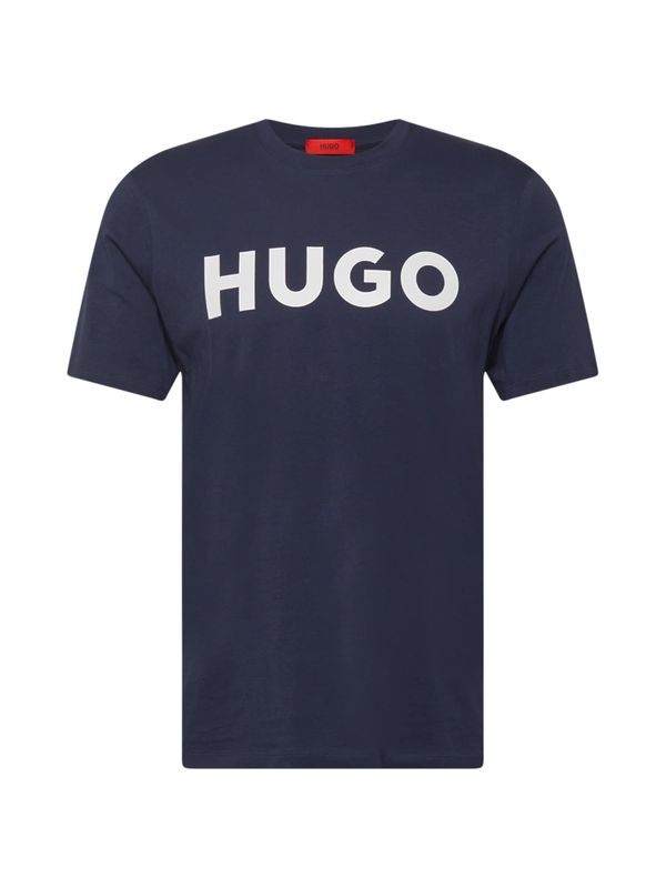 HUGO HUGO Majica 'Dulivio'  temno modra / bela