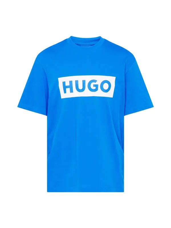 HUGO HUGO Majica 'Nico'  azur / bela