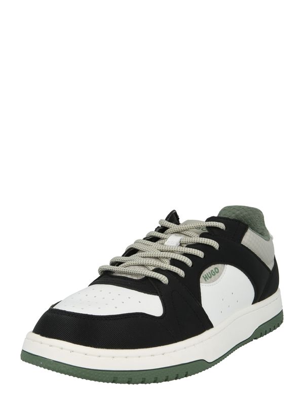 HUGO HUGO Nizke superge 'Hadrian'  pastelno zelena / črna / bela