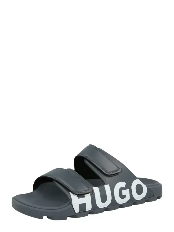 HUGO HUGO Nizki natikači 'Evander'  siva / bela