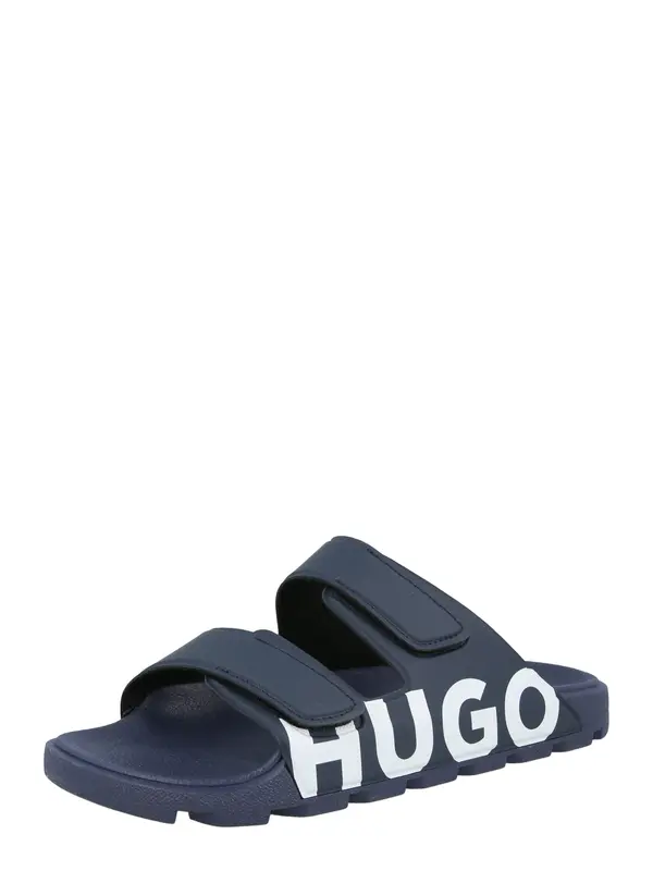 HUGO HUGO Nizki natikači 'Evander'  temno modra / bela
