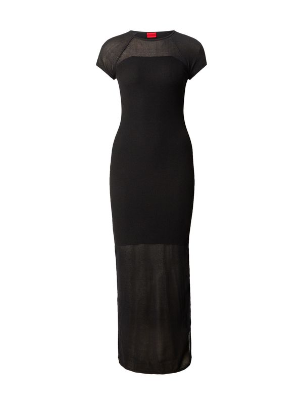 HUGO HUGO Obleka 'Slevety'  črna