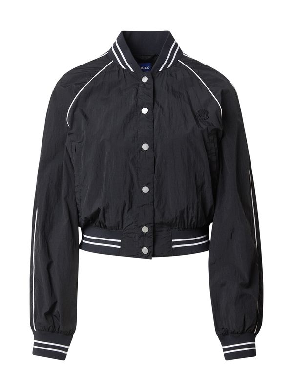 HUGO HUGO Prehodna jakna 'Adesa'  črna / off-bela
