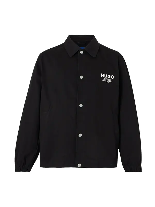 HUGO HUGO Prehodna jakna 'Biyo2631'  črna / bela