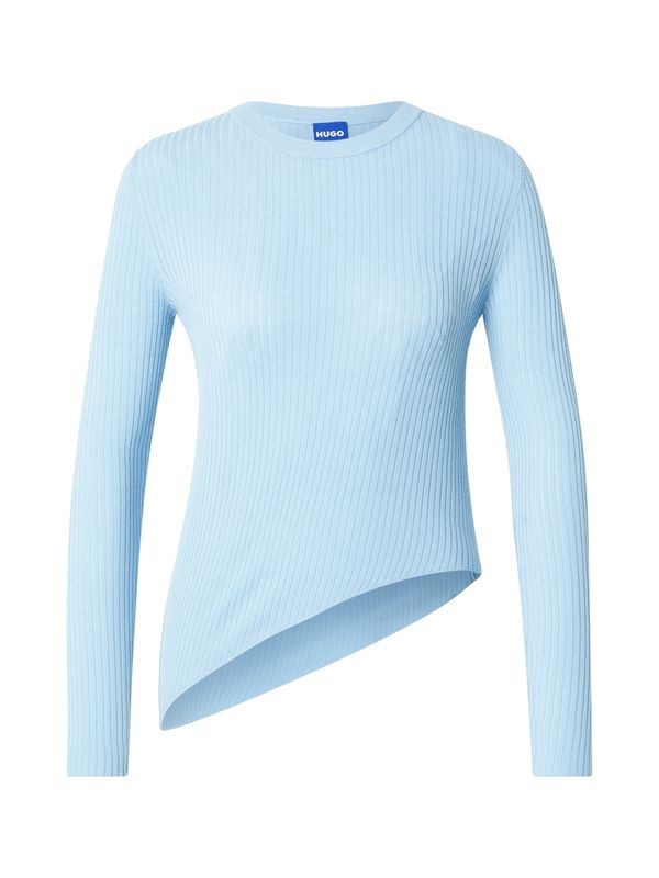HUGO HUGO Pulover 'Somy'  modra / nebeško modra / bela