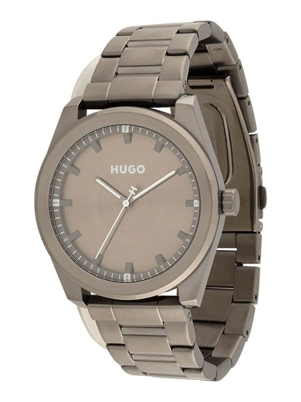 HUGO Red HUGO Red Analogna ura  temno siva