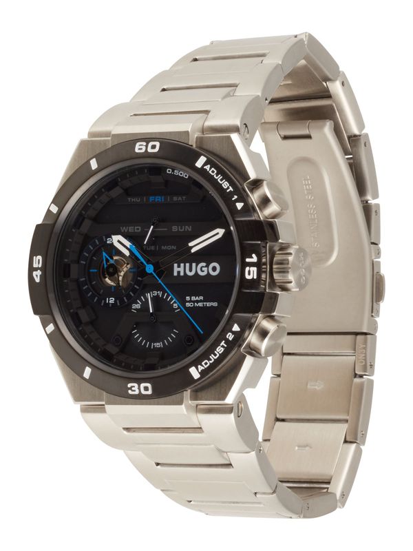 HUGO Red HUGO Red Analogna ura 'Wild'  modra / črna / srebrna / bela
