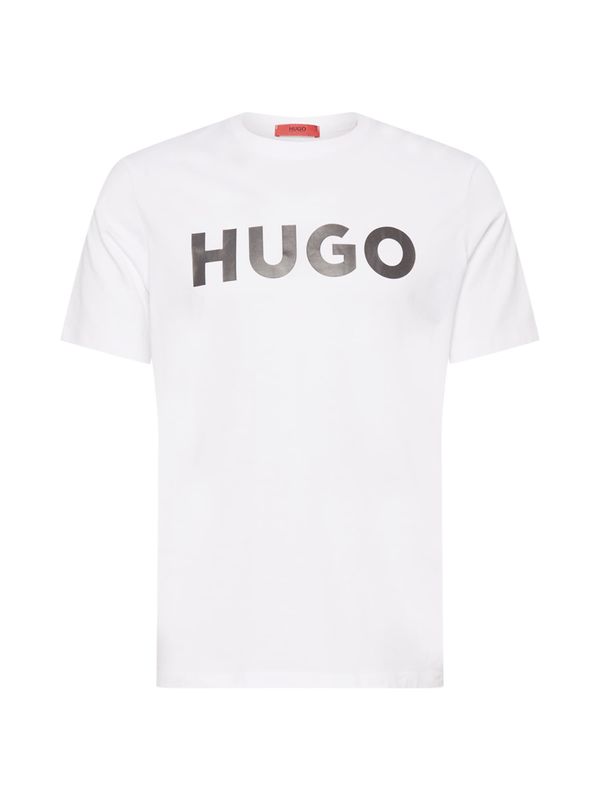 HUGO Red HUGO Red Majica 'Dulivio'  črna / bela