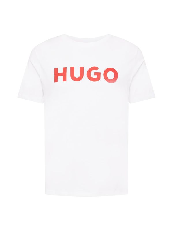 HUGO Red HUGO Red Majica 'Dulivio'  rdeča / bela