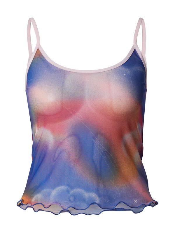 HUGO HUGO Top 'Dorinela'  modra / oranžna / brusnica / bela