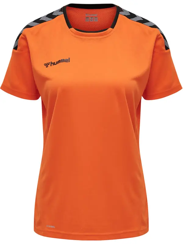 Hummel Hummel Dres 'Authentic Poly'  siva / temno oranžna / črna