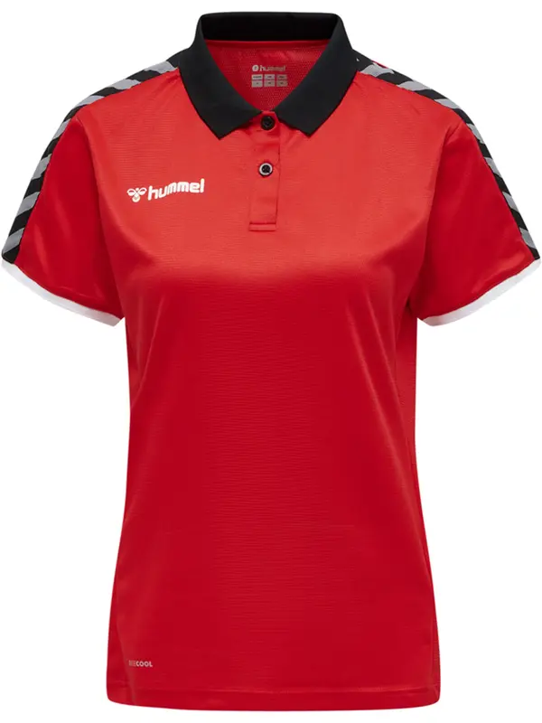 Hummel Hummel Funkcionalna majica 'Authentic'  siva / rdeča / črna / bela