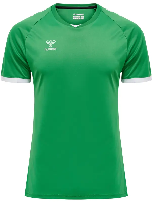 Hummel Hummel Funkcionalna majica 'Core Volley'  travnato zelena / bela