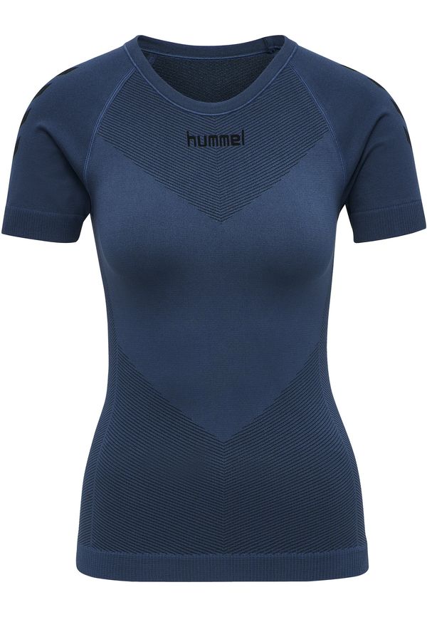 Hummel Hummel Funkcionalna majica 'First Seamless'  marine / črna