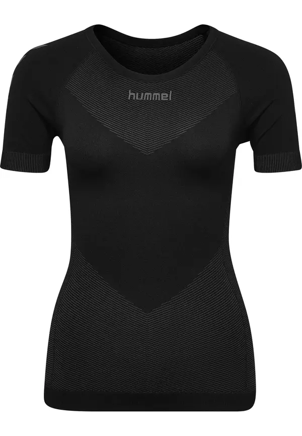 Hummel Hummel Funkcionalna majica 'First'  temno siva / črna