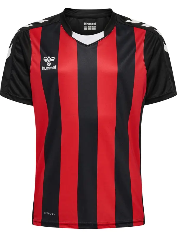 Hummel Hummel Funkcionalna majica  karminsko rdeča / črna / bela