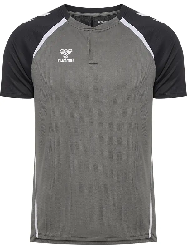 Hummel Hummel Funkcionalna majica 'Lead 2.0'  siva / črna / bela