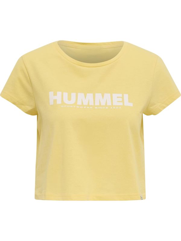 Hummel Hummel Funkcionalna majica 'LEGACY'  temno rumena / bela